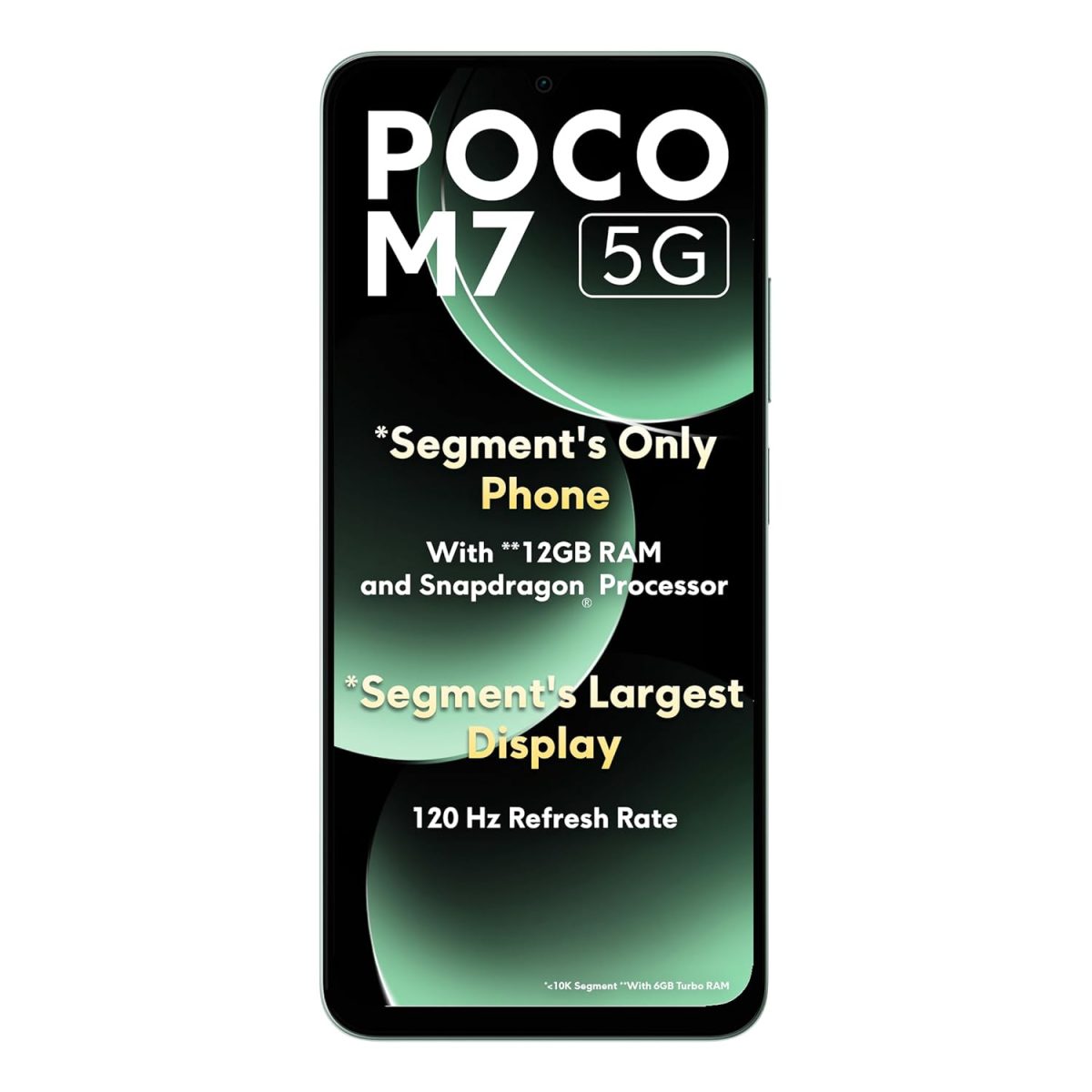POCO M7 5G Mint Green 6GB RAM|128GB ROM|SD4 Gen2 Processor|6.88" HD+ Display|50MP Camera|8MP Front Camera|5160 mAh Battery - Image 2