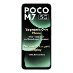 POCO M7 5G Mint Green 6GB RAM|128GB ROM|SD4 Gen2 Processor|6.88" HD+ Display|50MP Camera|8MP Front Camera|5160 mAh Battery - Image 2