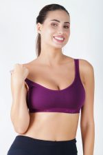 B-SOFT Molded Women Sports Bra,Non-Padded, Full Coverage for Women & Girls Beginners Non-Wired T-Shirt Gym Workout Bra, Activewear - Image 6