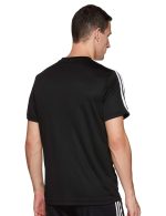 adidas Men's Striped Fitted T-Shirt - Image 2
