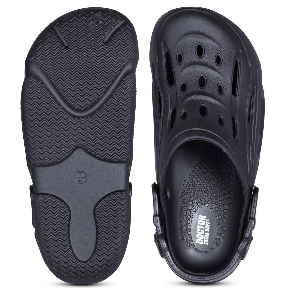 DOCTOR EXTRA SOFT Men's Premium Casual Ultra Soft Clogs/Sandals with Adjustable Back Strap for Adult | Comfortable & Lightweight| Stylish & Anti-Skid| Waterproof & Everyday Use Mules Gents & Boys D-535 - Image 7