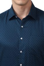Van Heusen Formal Printed Shirt for Men| Premium Cotton| Full Sleeves| Slim Fit |Breathable Fabric - Image 6