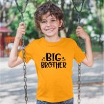 Hangout Hub Big Brother|Little Brother Printed T-Shirt for Boys | Super Combed Cotton Kids T-Shirt | Fade-Resistant Breathable Apparel (0-14 Years Size Option) Pack of 1 Tee - Image 2