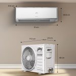 Godrej 1 Ton 3 Star, 5 Years Comprehensive Warranty, 5-In-1 Convertible Cooling, Inverter Split AC (Copper, 2025 Model, Heavy duty cooling at 52 °C, AC1T EI 12PINV3R32 WYQ 3S, White) - Image 6