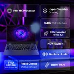 Lenovo LOQ 2024, Intel Core i5-13450HX, 13th Gen, NVIDIA RTX 4050-6GB, 16GB RAM, 512GB SSD, FHD 144Hz, 15.6"/39.6cm, Windows 11, MS Office 21, Grey, 2.4Kg, 83DV007GIN, 1Yr ADP Free Gaming Laptop - Image 2