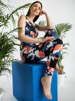 Clovia Track Pants for Women, Lower for Women, Pyjama for Women, Polyester Lower for Women, Women Lower, Pyjama Set for Women Polyester, Pyjama Pants for Women, Comfort-Fit Active Track Pants - Image 3