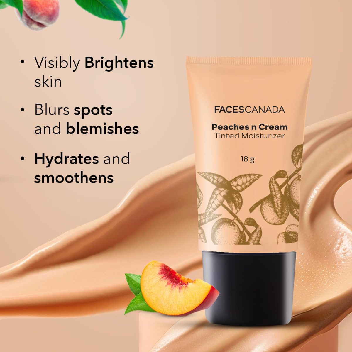 FACES CANADA Super Quick Glam Combo - Strobe Cream - Rose Gold (18 ml) + Tinted Moisturizer - Light 01 (18 gm) + Comfy Matte Wow Liquid Lipstick - Cocoa Crush 07 (3.8 ml) | Illuminating & Glowing Makeup Base | Highly Pigmented - Image 4