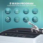 Haier 7 Kg 5 Star Fully Automatic Top Load Washing Machine with Oceanus Wave Drum, Magic Filter, 8 Wash Programs (HWM70-AE, Moonlight Silver, Stainless Steel Drum, 15 Mins Quick Wash) - Image 4