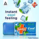Savlon Cool Soap, with Menthol & Glycerin, 600g (120g - Combo Pack of 5), For All Skin Types - Image 3