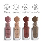 RENEE Gloss Touch Nail Paint Set of 4, Quick Drying Nail Polish, Glossy Gel Finish Nail Kit, Highly Pigmented & Long Lasting Enamel, Chip Resistance 5ml Each Gift Set for Women N02 Everyday Nudes - Image 5