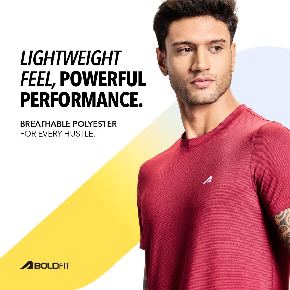 Boldfit Gym Regular Fit T Shirt for Men Round Neck Active Tshirt for Men Quick Dry Active Wear T Shirts for Man Dry Fit T Shirts for Men for Gym & Sports Wear Anti Odor Training Tshirt for Men - Image 4