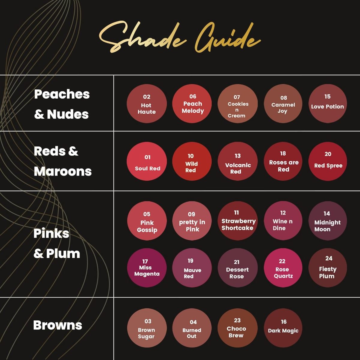 MARS Plush Velvet Creamy Matte Lipstick for women | Smooth Glide | One Swipe Pigmentation | Non-Drying and Creamy Formula | Rich and Vibrant Color | 3.2 gm | (03-Brown Sugar) - Image 6
