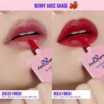 Blue Heaven Blush & Juicy Lip & Cheek Tint Infused With Pomegranate & Strawberry Extract|Multipurpose 3 In 1 Lip Tint|Long Lasting,Water Proof & Hydrating Liquid Blush,Berry Juice,9Ml,Glossy - Image 5