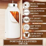 SIRIDHI Electric Cloth Warmer - Portable Cloth Warming Machine for Home, Warming Bag, and Towel Rack - Automatic Wet Clothing Air Warmer,White,Acrylonitrile Butadiene Styrene - Image 2