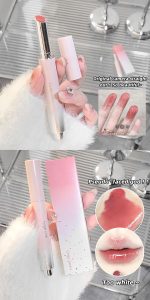 Gege Bear Moisturizing Solid Lip Gloss Set | High-Pigment Gloss Stick with Glossy Finish | Luxury Glossy Lipstick with Rich Color & Hydration | Nourishing Lip Balm Texture Meets Vibrant Lipstick Color (03# Cuckoo, 2g) - Image 7