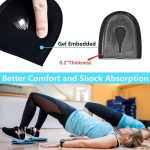 Gel Heel cups Silicon Heel Pad for Heel Ankle Pain, Heel Spur Shoe Support Pad for Men and Women Shock Cushion Pad for Heels Cushion Heel Blue (GEL PAD BLUE PAIR) - Image 4