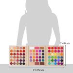 COSLUXE UCANBE Pretty Eyeshadow All Palette 1 Set, 86 Colors Makeup Kit Matte Shimmer Eye Shadow Highlighters Contour Blush Powder All In One Makeup Palette - Image 6