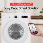 LG 7 Kg, 5 Star, Steam, Inverter Direct Drive Technology, 6 Motion DD, Fully-Automatic Front Load Washing Machine (FHB1207Z2W, Remove Allergens & Tough Stain, In-Built Heater, Essence White) - Image 9