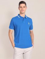 U.S. POLO ASSN. Men's Tipped Collar Pure Cotton Slim Fit Polo Shirt - Image 2