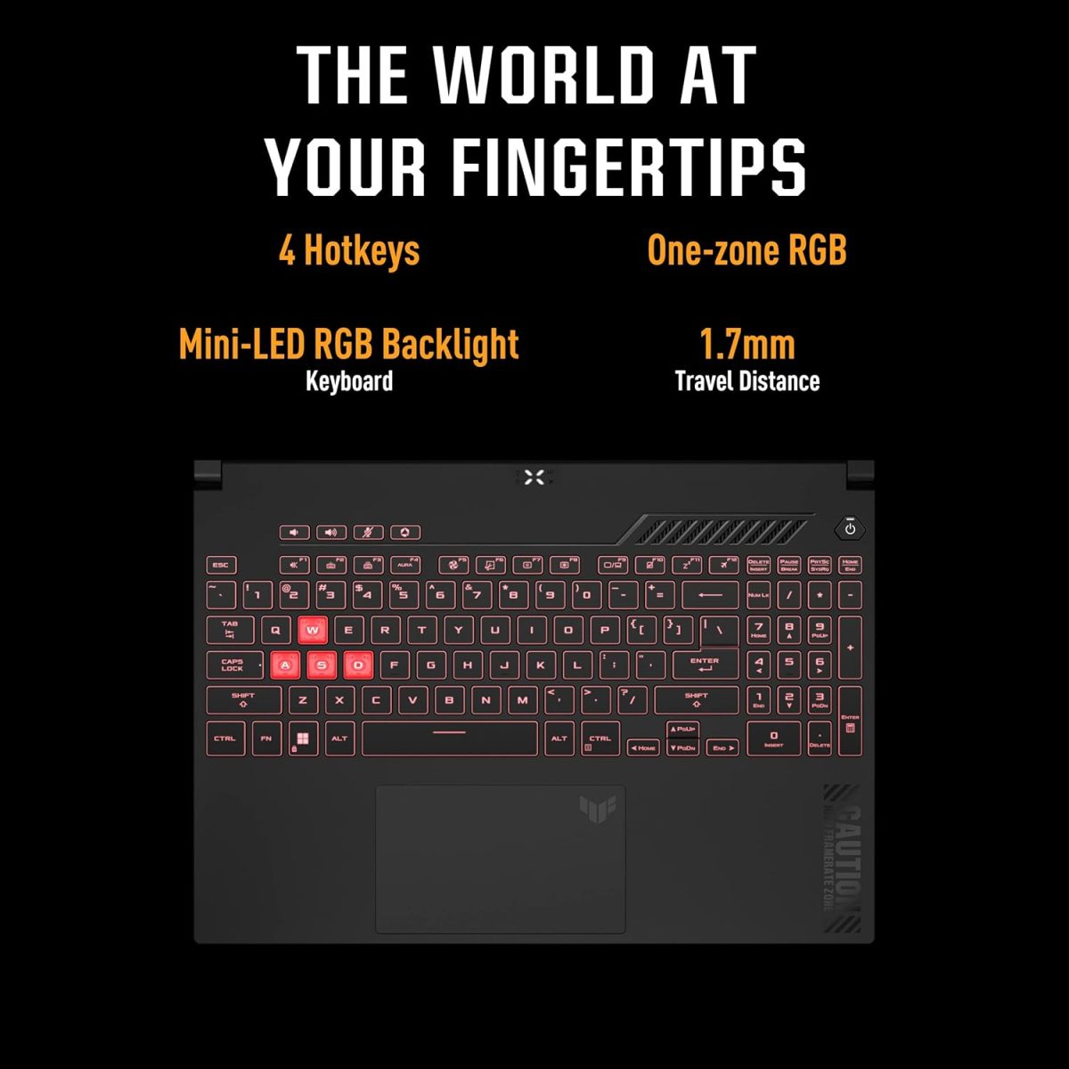 ASUS TUF Gaming F15, 15.6" FHD (1920 x 1080) 16:9, 13th Gen Intel Core i7-13620H Processor 2.4 GHz, Gaming Laptop (16GB RAM/1 TB/RTX 4060/Windows 11/Office Home/Mecha Gray/2.2 Kg), FX507VV-LP487WS - Image 4