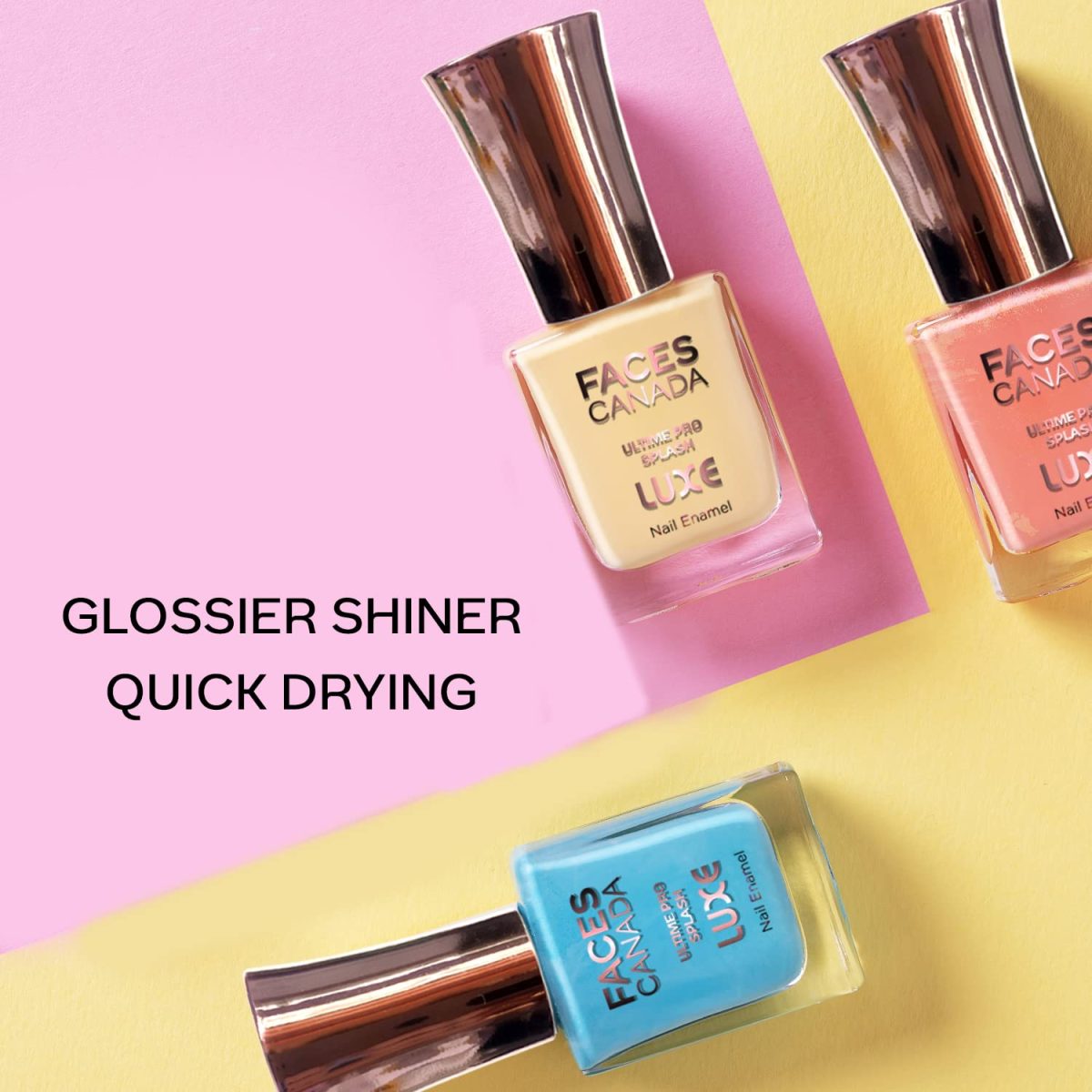 FACESCANADA Ultime Pro Splash Luxe Nail Enamel - Rustic Love (L11), 12ml | Glossy Finish | Quick Drying | Long Lasting | High Shine | Chip Defiant | Even-Finish | Vegan | Non-Toxic | Ethanol-Free - Image 4