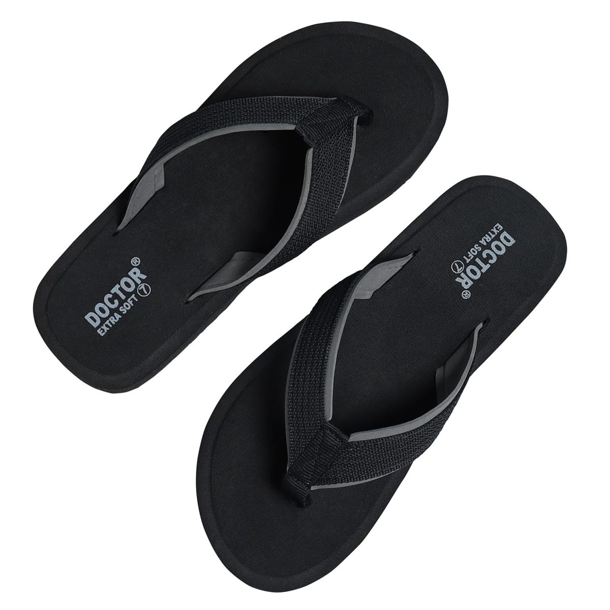 DOCTOR EXTRA SOFT Doctor Slippers for Men's Orthopedic Diabetic Non-Slip Lightweight Durable Cushion Comfortable Flat Mcr Casual Stylish Dr Chappals and House Flip flops For Gent's and Boy’s D-34 - Image 5
