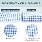 Egles Kitchen Dishcloths 12pcs 11x12 Inches Bulk Cotton Kitchen Dish Cloths Scrubbing Wash Cloths Sets (Mix Color) - Image 6