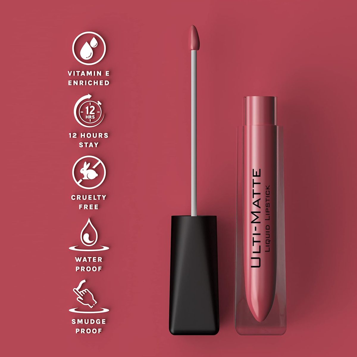 Bella Voste Professional Liquid Lipstick, Long Lasting, Smudge Proof - Image 3