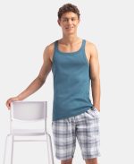Jockey Men's Super Combed Cotton Regular Fit US26 Rib Square Neckline Gym Vest - Image 5