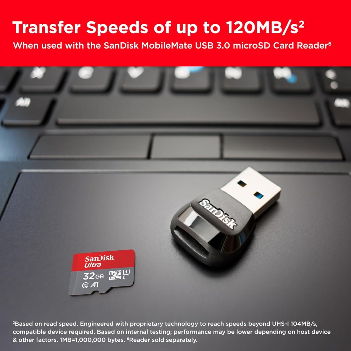 SanDisk Ultra microSD UHS-I Card 32GB, 120MB/s R - Image 2
