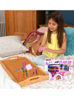 Mirada Lets Glam Up Nail Art Kit for Girls | Ultimate Return/Birthday Gift | Includes Hair Chalk, Tattoo Pen, Nail Polish & Glitter Accessories - Image 5