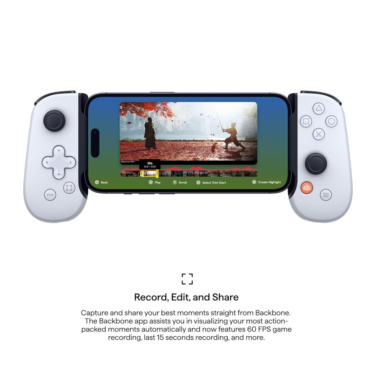Backbone One Mobile Gaming Controller for iPhone (Lightning) - Playstation Edition - Turn Your iPhone into a Gaming Console - Play Xbox, Playstation, Call of Duty, Roblox, Genshin Impact & More - Image 8