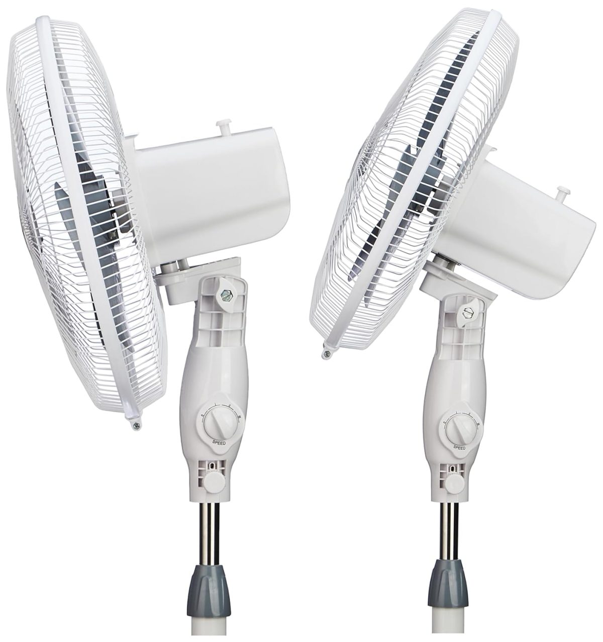 amazon basics 16-Inch Pedestal Fan | Tilting Head | 1400 RPM | Silent Operation| 400mm Sweep Length (Grey) - Image 8