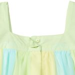 nauti nati Girls Yellow Blue Colourblocked A-Line Dress - Image 4