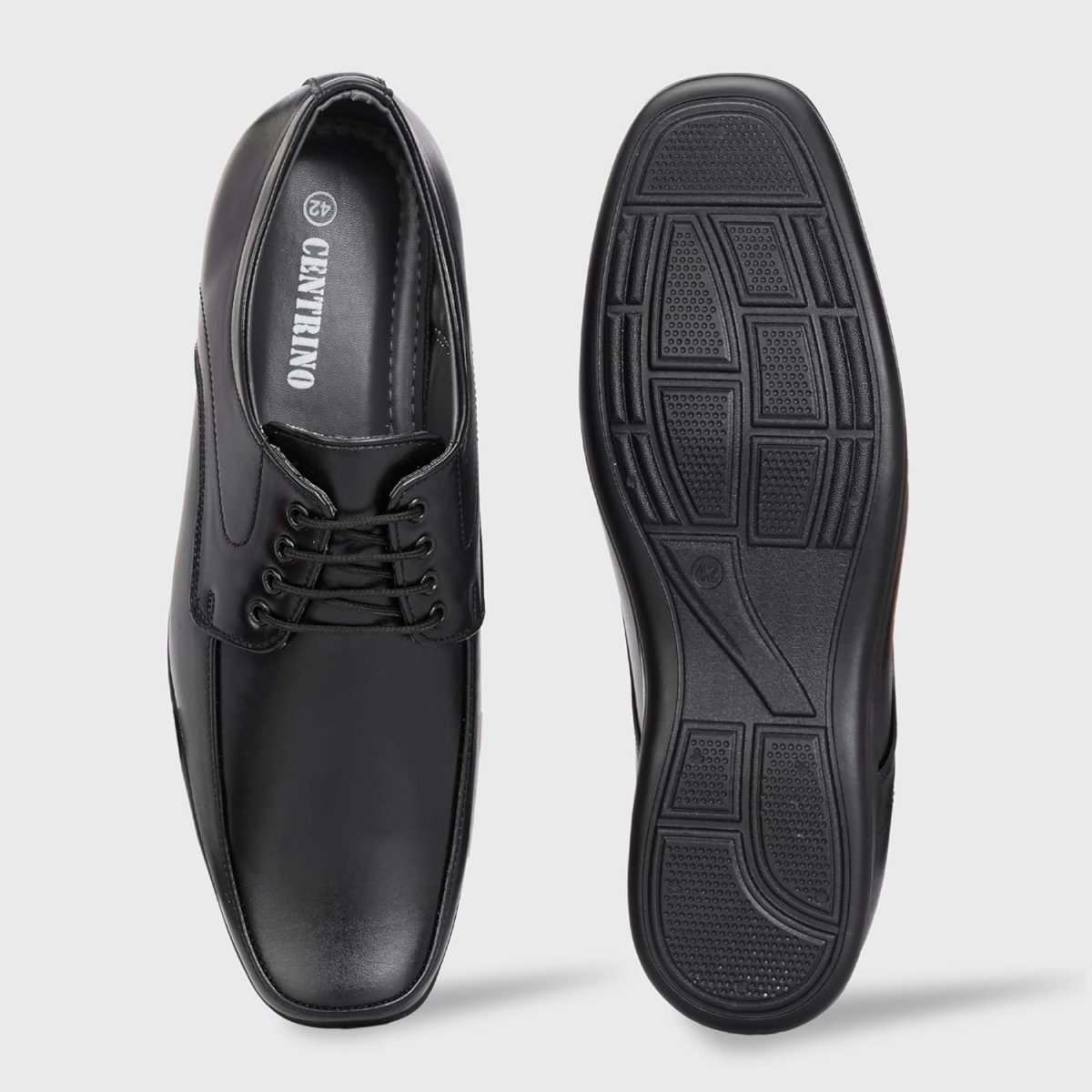 Centrino Formal Shoe for Men | Cushioned Insole | Stylish Lace-Up | Perfect for Boys & Men | Office Wear & Formal Dress (6819) - Image 4