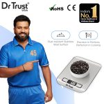 Dr Trust USA Stainless Steel Electronic Kitchen Digital Scale Weighing Machine For Health, Fitness, Diet, Nutrition, Cooking and Home Baking with Touch Button, Tare Function (5 Kg)-529 - Image 2