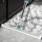 Misamo Enterprise 50-Inch Rotating Floor Squeegee, Heavy Duty Bathroom Wiper with 180-Degree Swivel Head, Sage Green - Image 4