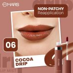 MARS Lip Mist for Women (4.5 ml) (06-Cocoa Drip) | Dual Function | Buildable Color | Glossy Finish | Long-Lasting | Hydration | Light-Weight Formula | Non-Patchy Reapplication - Image 2