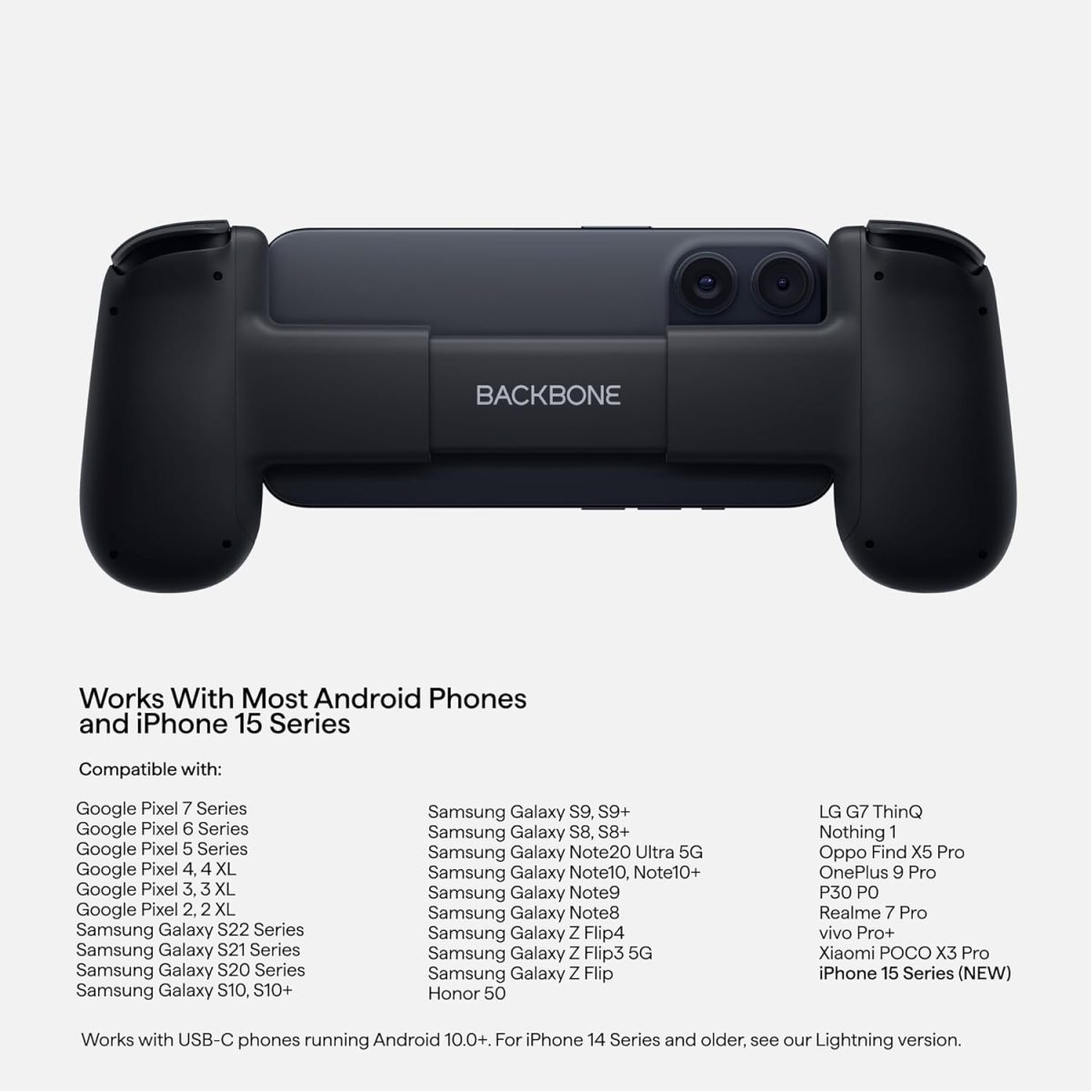 Backbone One Mobile Gaming Controller for Android and iPhone 15 Series (USB-C) - 2nd Gen - Turn Your Phone into a Gaming Console - Play Xbox, PlayStation, Call of Duty, Roblox, Genshin Impact & More - Image 4