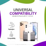 Tensea Mobile Phone Charging Stand, Multi-Functional Storage Holder, Bedside Fixed Rack, Bedroom, Office Accessories, Acrylonitrile Butadiene Styrene, White 01, Portable Electronic Devices - Image 4