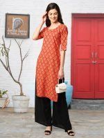 7Threads Women's Crepe Printed Kurta|| Kurta for Women|| Kurta|| Women's Kurta||Pack of-6 - Image 2