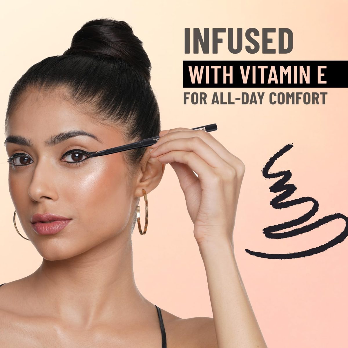 Swiss Beauty You & Eye Power Black Kajal | Waterproof & Smudge-Proof | 24 Hour Stay | Matte Finish Black Kajal | 0.30gm - Image 5