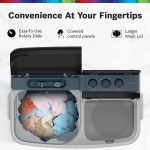 BOSCH 8 kg 5 Star with 1360 High RPM Spin Motor Semi Automatic Top Load Washing Machine Multicolor (WJP802P0IN) - Image 4