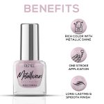 RENEE Metallicious Nail Paint- Light Chestnut 10ml | Quick Drying, Metallic Finish, Long Lasting, Chip resisting Formula with High Shine & Full Coverage | Acetone & Paraben Free - Image 3