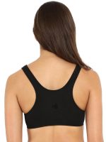 Jockey 1582 Women's Super Combed Cotton Elastane Stretch Slip On Crop Top Bra with Stay Fresh Treatment - Image 3
