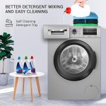 Bosch 8 kg 5 Star Fully-Automatic Front Loading Washing Machine (WAJ2826BIN, Shiny Silver, AI active water plus, In-Built Heater) - Image 7