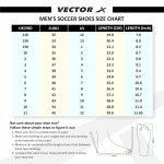 Vector X Kick-X Football Studs for Men/Sports and Athletic Footwear with TPU Sole, Synthetic Leather Upper/Textured Pattern/Comfortable Football Soccer Shoes - Image 3