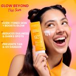 DOT & KEY Vitamin C + E Super Bright Sunscreen Spf 50 |Water-Light,UVA/UVB & Blue Light Protection|For Even Toned & Glowing Skin|With Liquid Spf 50+++| No White Cast| For All Skin Types| 50G,Pack Of 1 - Image 4