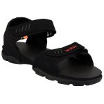 BRUTON Sandals for Men's | Light Weight, Comfortable & Trendy | Soft Footbed | Casual and Stylish Sandals for Walking, Working All Day Black - Image 6