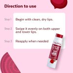 TrueWise® Tinted Lip Balm with SPF 50 PA+++ Brightening Beetroot Lip Balm For Dark Lips With Kojic Acid,Vitamin E, Soft, Glossy Lips- SPF lip balm for Women 5g - Image 6